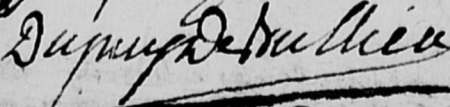 Signature de Claude Dupuy