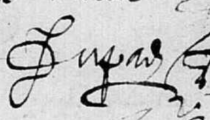 Signature de Jean Dupas (ca 1596 - 1666)