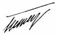Signature de Pierre Karageorgévitch (1844 - 1921)