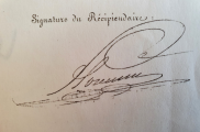Signature de Georges IV Florentin (1798 - 1866)