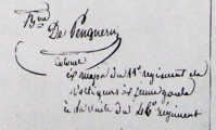 Signature de Guillaume de Penguern (1775 - 1823)