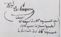 Signature of Guillaume de Penguern (1775 - 1823)